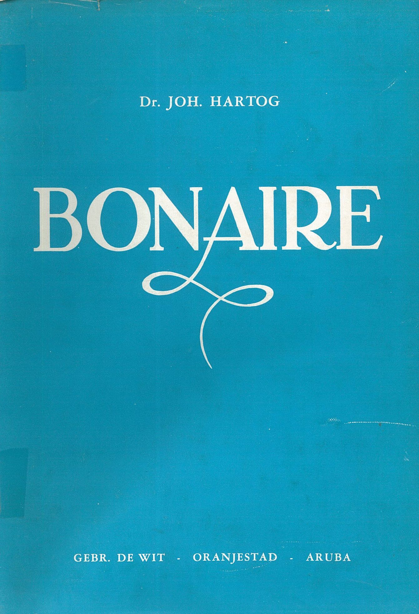 Bonaire Hartog – Kaft