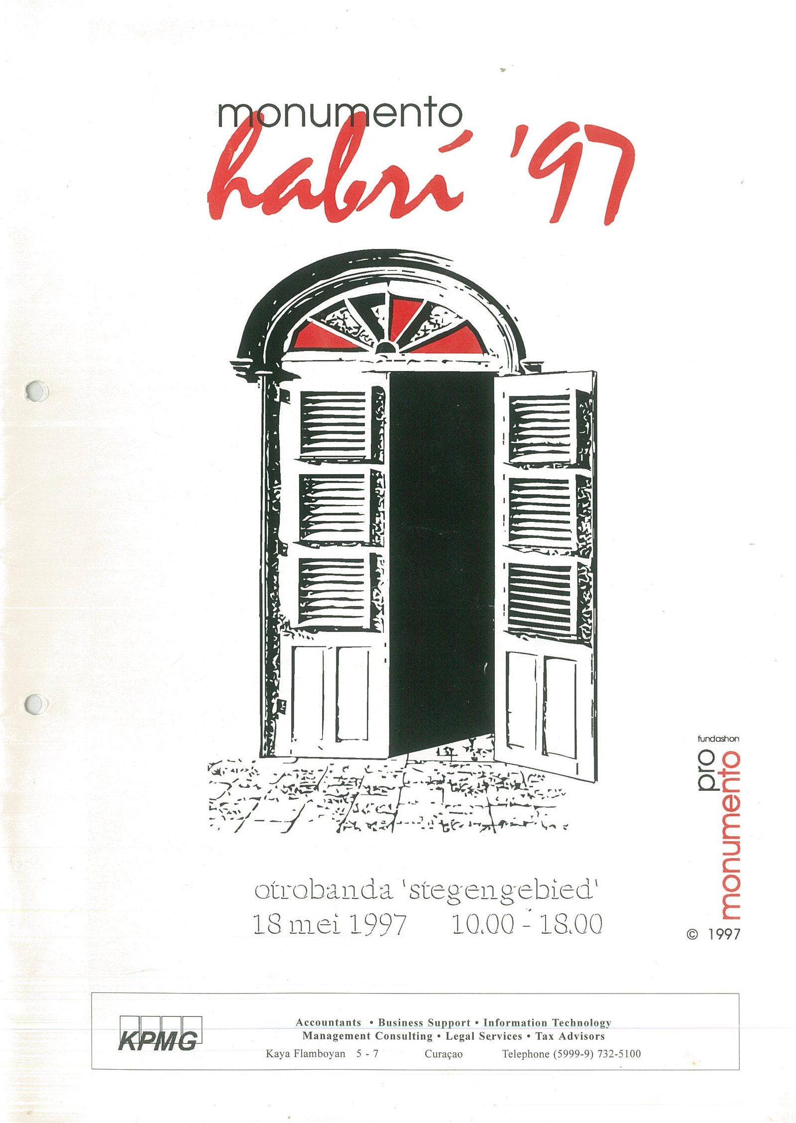 Monumento Habro ’97 – kaft