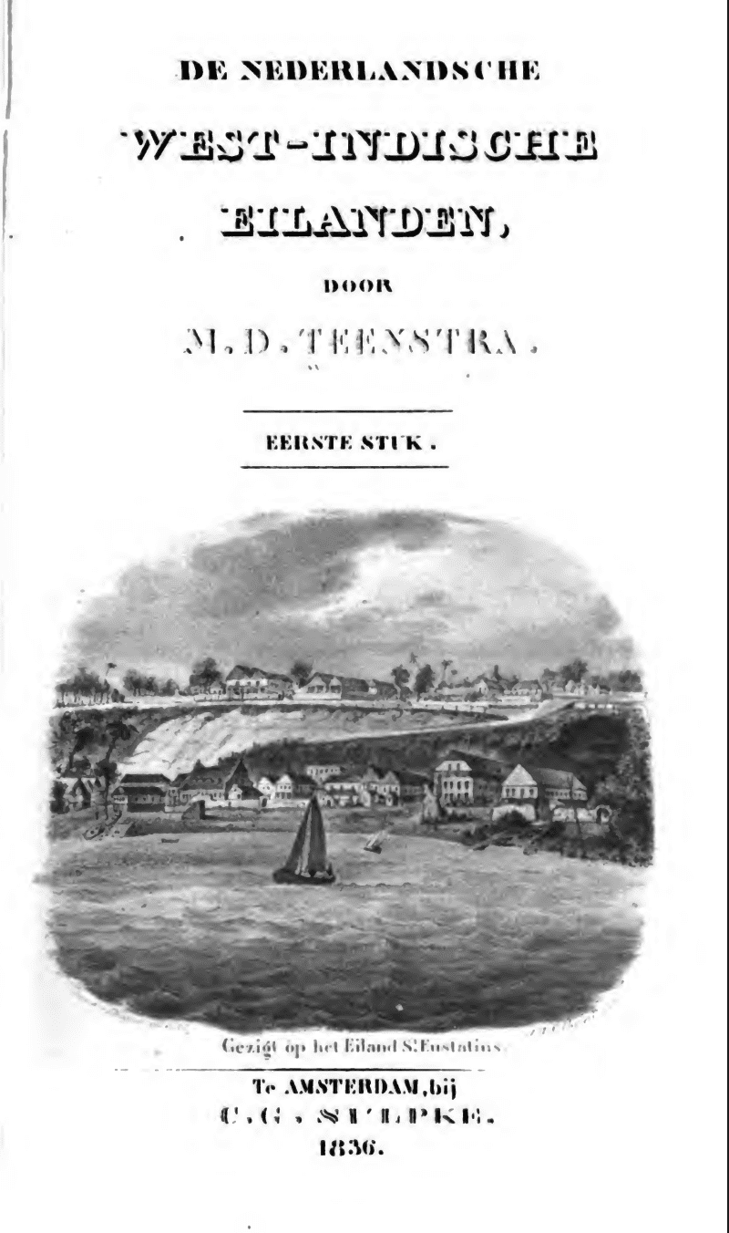 De Nederlandsche West-Indische Eilanden – Kaft
