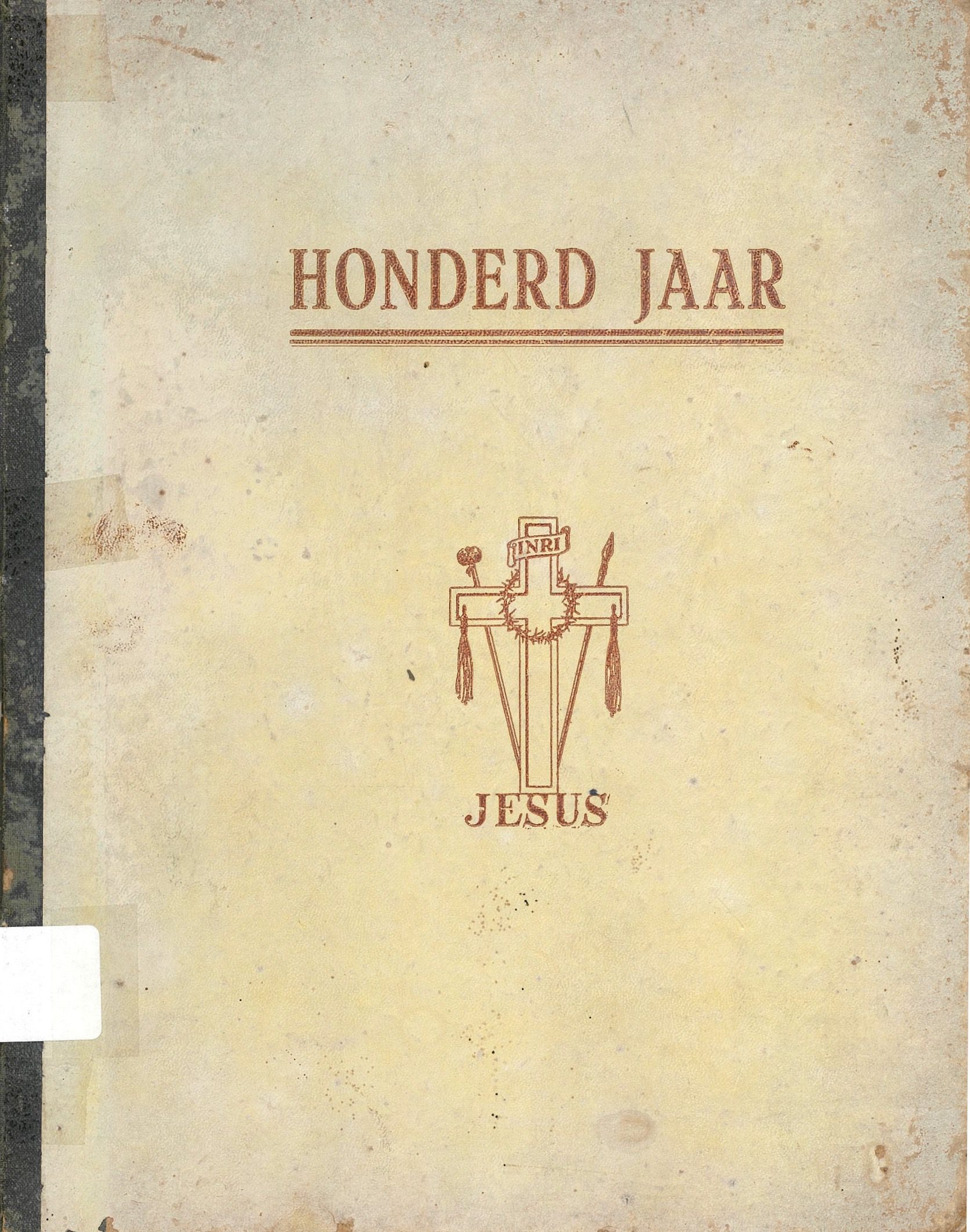 Honderd jaar- Kaft