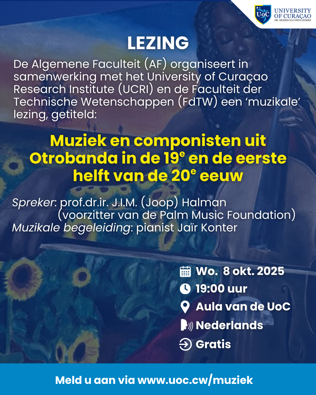 Muzikale lezing 8 oktober 2025